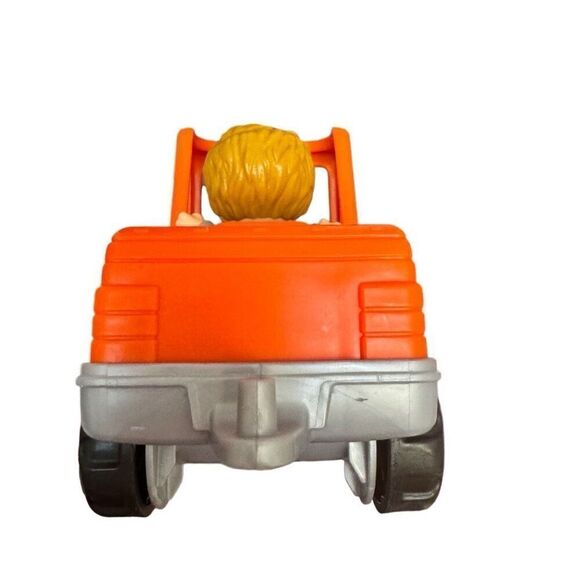 Fisher Price Little People Help a Friend Pickup Truck Orange with Little Boy - Picture 5 of 10
